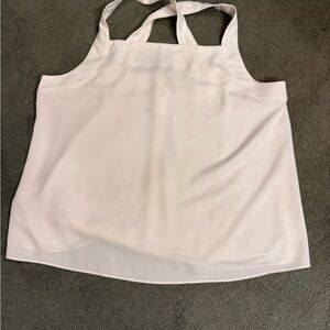 Ladies Ann Taylor White Cross Cross Top! BRAND NEW